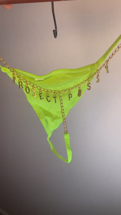 🔥 LIMITED EDITION SUMMER DROP 🔥 PROJECT PUSSY . G-STRING 💚✨